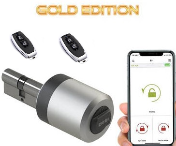 DESi Utopic 3 Akıllı Kilit Gold Edition Bluetooth IOS/Android Uyumlu & Uzaktan kumandalar